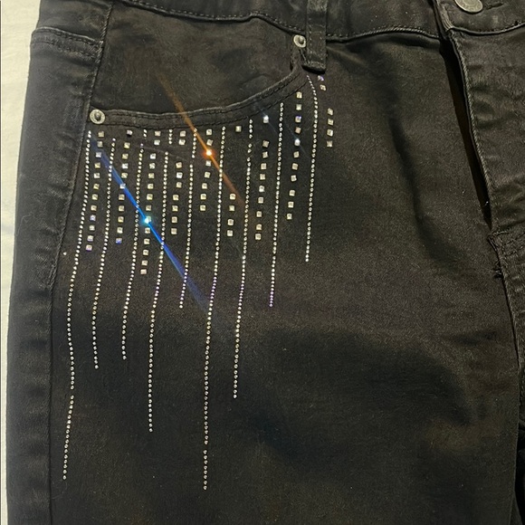 Classic Black Straight Leg Jeans - Picture 3 of 8